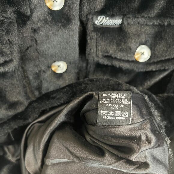 Dixxon Flannel Co. Shacket Womens Small Black Soft Shepra Pockets Button Front - Picture 6 of 8